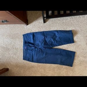 Talbots blue pedal pushers